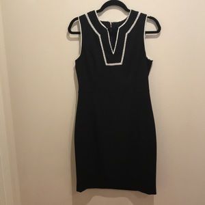 Sleeveless black and white dress - Hilfiger - G070